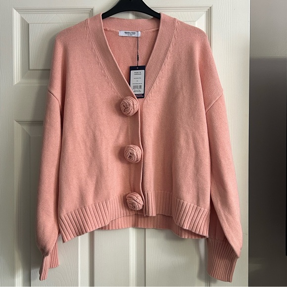 Smash + Tess Rosette Cardigan in Blushing Pink - Picture 2 of 10